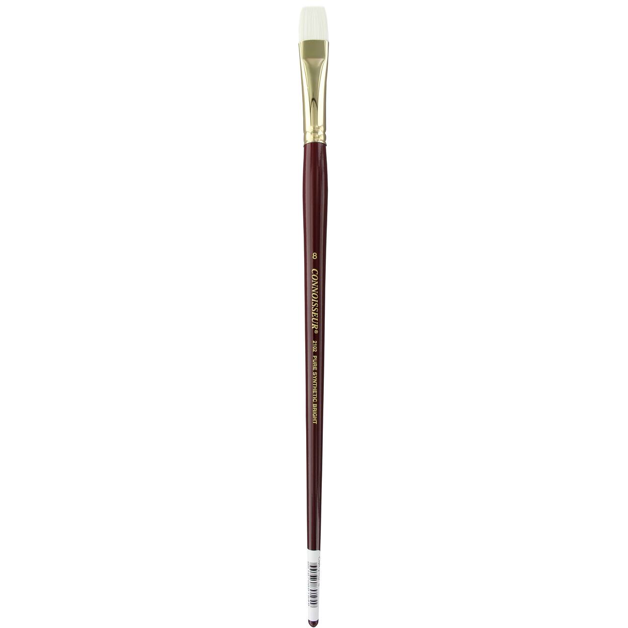 Connoisseur® Pure Synthetic Bristle Long Handle Bright Brush